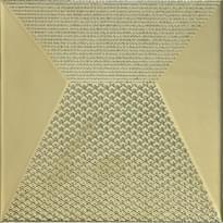Плитка Dune Shapes 1 Japan Gold 25x25 см, поверхность полуматовая, рельефная