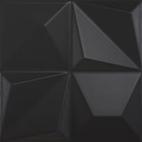 Плитка Dune Shapes 1 Multishapes Black 25x25 см, поверхность матовая, рельефная