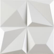 Плитка Dune Shapes 1 Multishapes White Gloss 25x25 см, поверхность глянец, рельефная