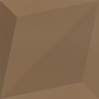 Плитка Dune Shapes 1 Origami Bronzo 25x25 см, поверхность полуматовая, рельефная