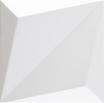 Плитка Dune Shapes 1 Origami White 25x25 см, поверхность матовая, рельефная
