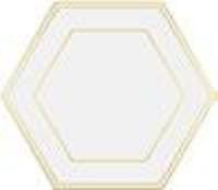Плитка Dune Shapes 5 Hexaline Comb White 21.5x25 см, поверхность матовая
