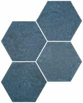 Плитка Durstone Six Saona Azul 23x27 см, поверхность матовая