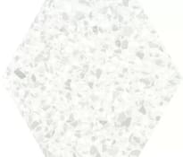 Плитка Ecoceramic Inspire White Hex 20x24 см, поверхность матовая
