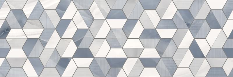 Плитка Ecoceramic Rodas Dc Hex Cold 33.3x100 см, поверхность глянец