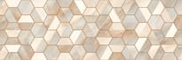 Плитка Ecoceramic Rodas Dc Hex Warm 33.3x100 см, поверхность глянец