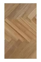 EkzoFloor Тик Английская Елка Без Покрытия 9x60 см, поверхность без покрытия, рельефная