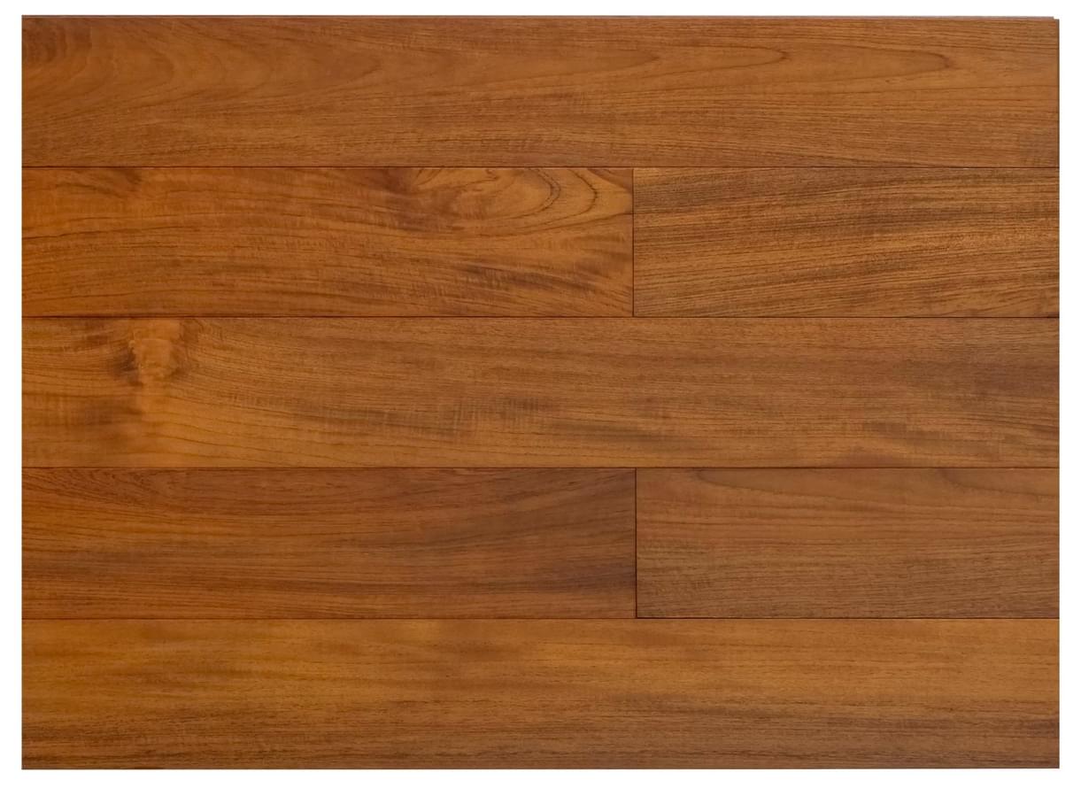 EkzoFloor Тик Лак 15x75-240 см, поверхность лак, рельефная