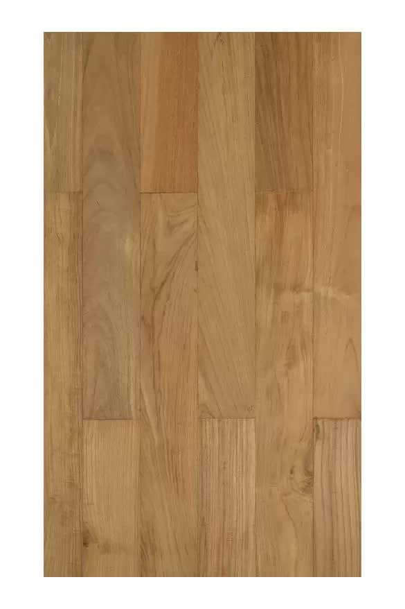 EkzoFloor Тик Лак 9x45-120 см, поверхность лак, рельефная