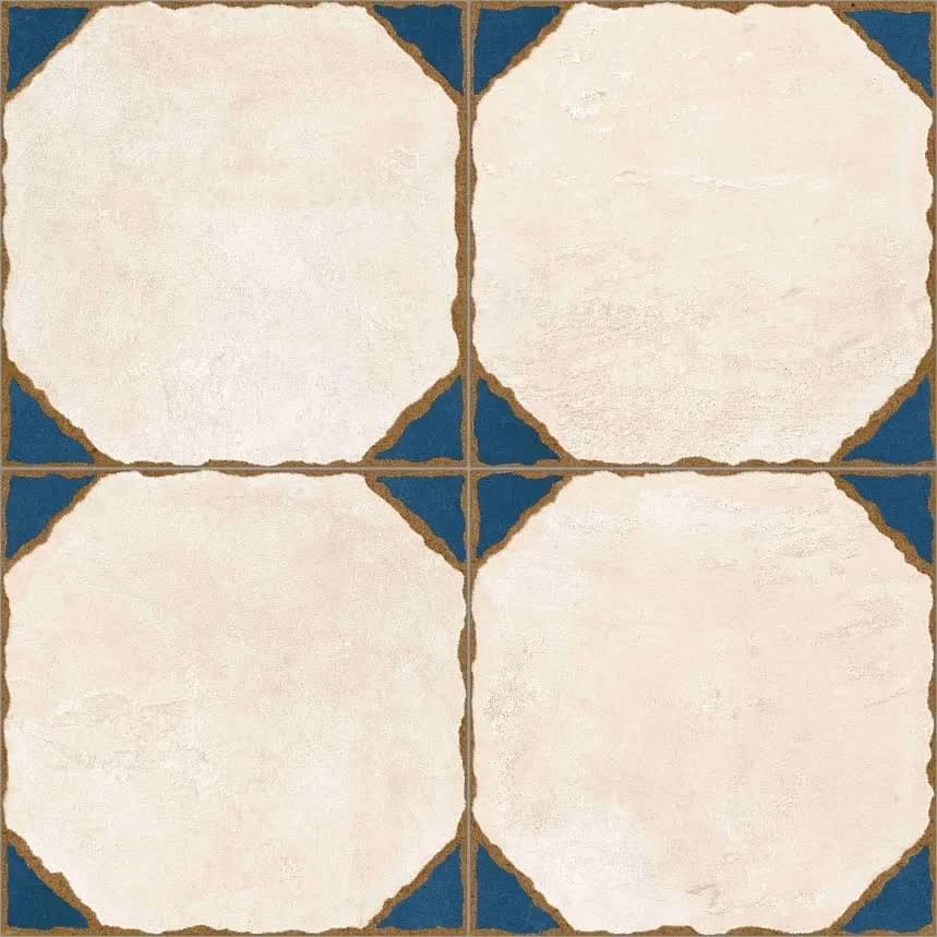 Плитка El Molino Artistic Blue 58x58 см, поверхность матовая