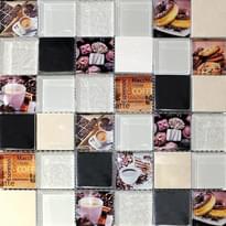 Плитка Elegans Mosaic Coffee 30x30 см, поверхность глянец