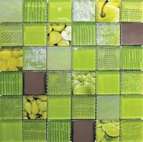 Плитка Elegans Mosaic Fruits Green 30x30 см, поверхность глянец