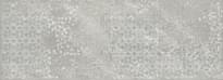Плитка Eletto Trevi Decor Grey Ornato 25.1x70.9 см, поверхность полуматовая, рельефная