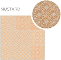 Плитка Elios Clay Pattern Mustard 10x10 см, поверхность глянец