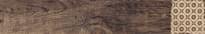 Плитка Elios Sequoia Century Maioliche Brown 21x120.5 см, поверхность матовая