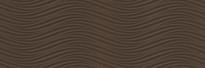 Плитка Emigres Cuarzo Marron 30x90 см, поверхность глянец, рельефная