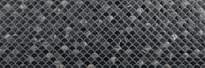 Плитка Emigres Lucia Mos Negro R 30x90 см, поверхность глянец, рельефная