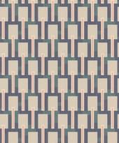 Emil And Hugo Oxford Blocks Crème-Blue-Pink-Turquoise 10.05м x 53см поверхность
