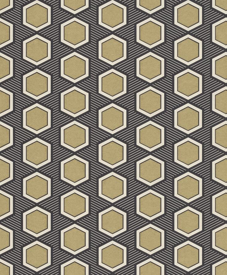 Emil And Hugo Sensai Hanikamu Black And Gold 10.05м x 53см поверхность