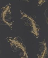 Emil And Hugo Sensai Koi Black And Gold 10.05м x 53см поверхность