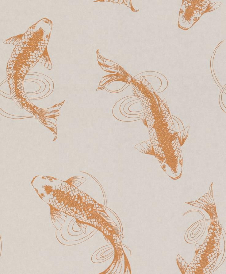 Emil And Hugo Sensai Koi Grey And Copper 10.05м x 53см поверхность