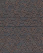 Emil And Hugo Sensai Origami Dark Blue And Copper 10.05м x 53см поверхность
