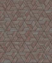 Emil And Hugo Sensai Origami Teal And Metallic Red 10.05м x 53см поверхность