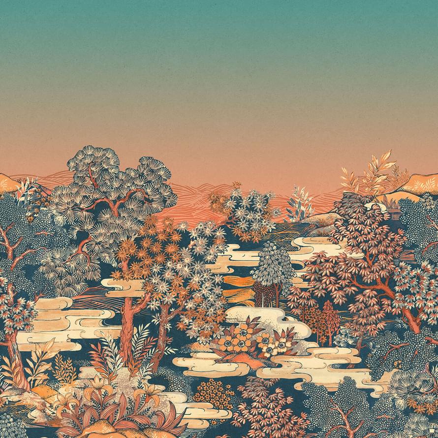 Emil And Hugo Sensai Tokushima Garden Sunset 3м x 300см поверхность