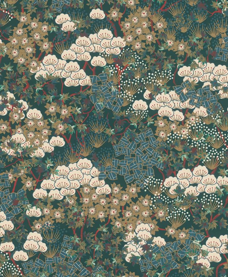 Emil And Hugo Sensai Yuzen Emerald And Gold 10.05м x 53см поверхность