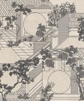 Emil And Hugo Sensai Zen Garden Offwhite And Black 10.05м x 53см поверхность