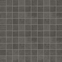 Плитка Emil Ceramica Be-Square Mosaico 3x3 Black Naturale Slim 30x30 см, поверхность матовая, рельефная