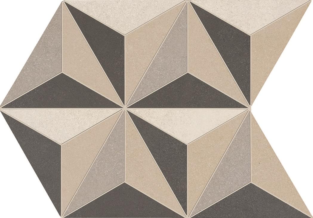 Emil Ceramica Be-Square Mosaico Caleido Slim 33.8x48.6