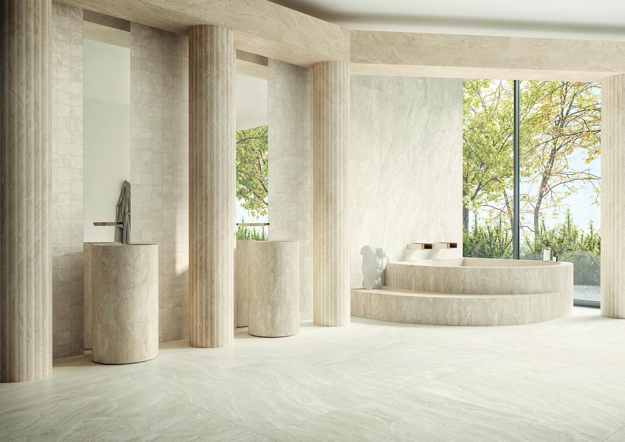 керамогранит фабрики Emil Ceramica коллекция Dual Travertine