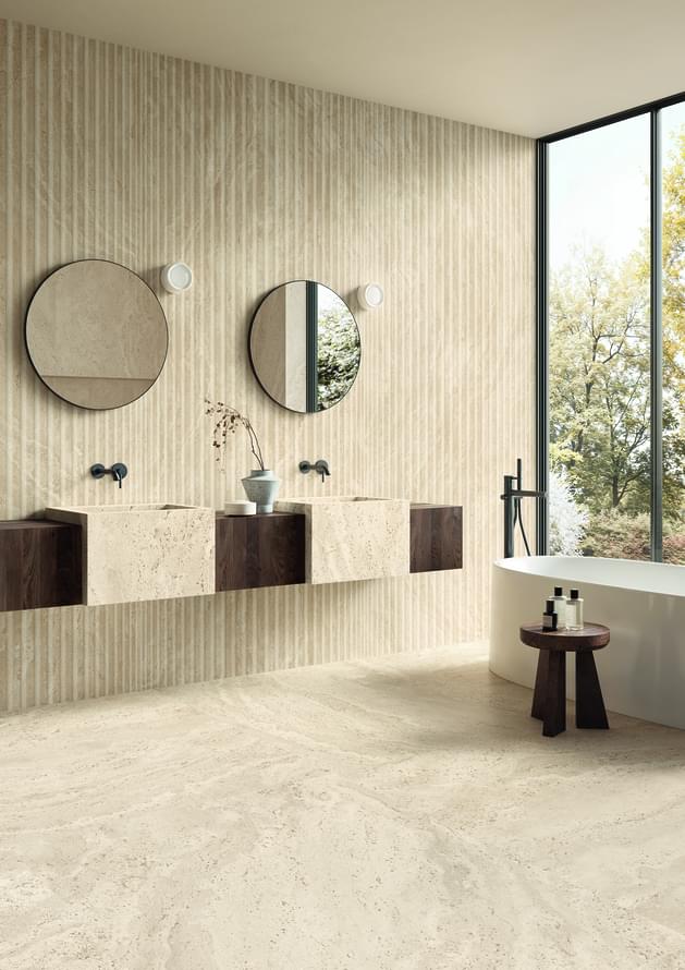 керамогранит фабрики Emil Ceramica коллекция Dual Travertine
