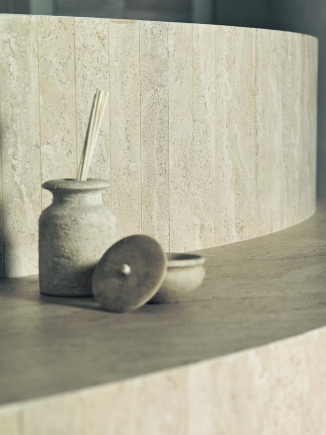 керамогранит фабрики Emil Ceramica коллекция Dual Travertine