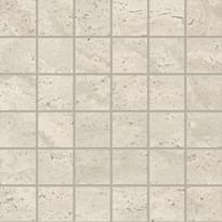 Emil Ceramica Dual Travertine Poro Aperto Mosaico 5x5 Beige Silktech 30x30 см, поверхность матовая