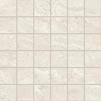 Emil Ceramica Dual Travertine Poro Aperto Mosaico 5x5 White Silktech 30x30 см, поверхность матовая