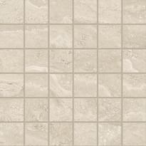 Emil Ceramica Dual Travertine Poro Chiuso Mosaico 5x5 Beige Silktech 30x30 см, поверхность матовая