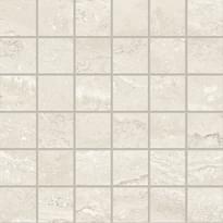 Emil Ceramica Dual Travertine Poro Chiuso Mosaico 5x5 White Silktech 30x30 см, поверхность матовая