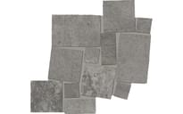 Плитка Emil Ceramica Fabrika Mosaico Blokko Dark Grey Silktech 34.1x34.3 см, поверхность матовая