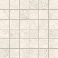 Плитка Emil Ceramica Mapierre Mosaico 5x5 Ancienne Blanc 30x30 см, поверхность матовая, рельефная