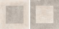 Плитка Emil Ceramica Petra Decoro Quadri Naturale White/Grey 30x30 см, поверхность матовая, рельефная
