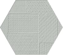 Плитка Emil Ceramica Sixty Esagona Timbro Salvia Silktech 21x18.2 см, поверхность полуматовая, рельефная