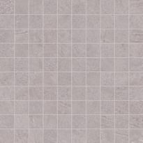 Плитка Emil Ceramica Sixty Mosaico 3x3 Cenere Silktech 30x30 см, поверхность полуматовая, рельефная