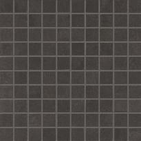 Плитка Emil Ceramica Stone Box Mosaico 3x3 Mix Black Ink 30x30 см, поверхность микс, рельефная