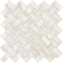 Emil Ceramica Tele Di Marmo Crystal Intrecci Vitrum White Lappato 30x30 см, поверхность полуполированная