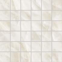 Emil Ceramica Tele Di Marmo Crystal Mosaico 5x5 Vitrum White Lappato 30x30 см, поверхность полуполированная