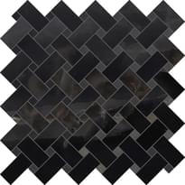Плитка Emil Ceramica Tele Di Marmo Onyx Intrecci Black Lappato 30x30 см, поверхность полированная
