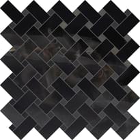 Плитка Emil Ceramica Tele Di Marmo Onyx Intrecci Black Silktech 30x30 см, поверхность полуматовая