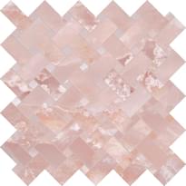 Плитка Emil Ceramica Tele Di Marmo Onyx Intrecci Pink Silktech 30x30 см, поверхность полуматовая